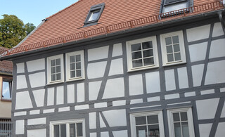 Wie ein eigenes Haus: Fachwerk-Wohnung am Hofgartenplatz